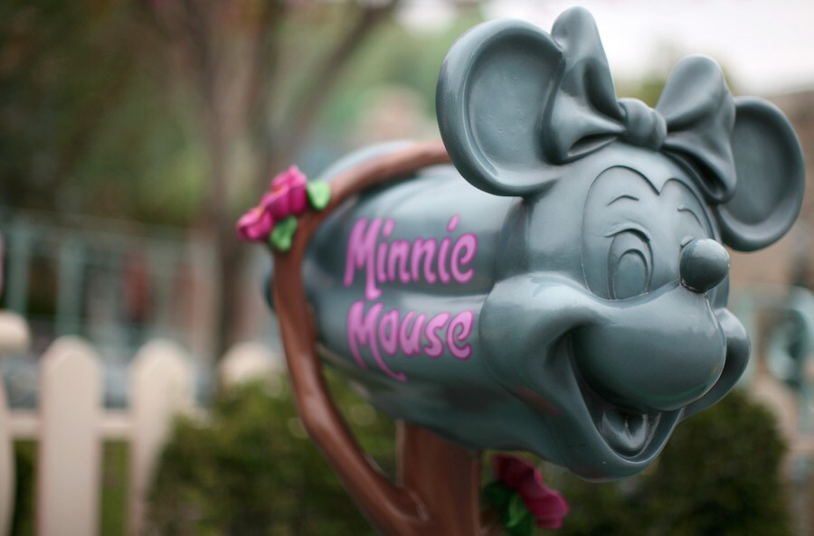 Minnie Mouse’s Mailbox in Toontown at Disneyland Park