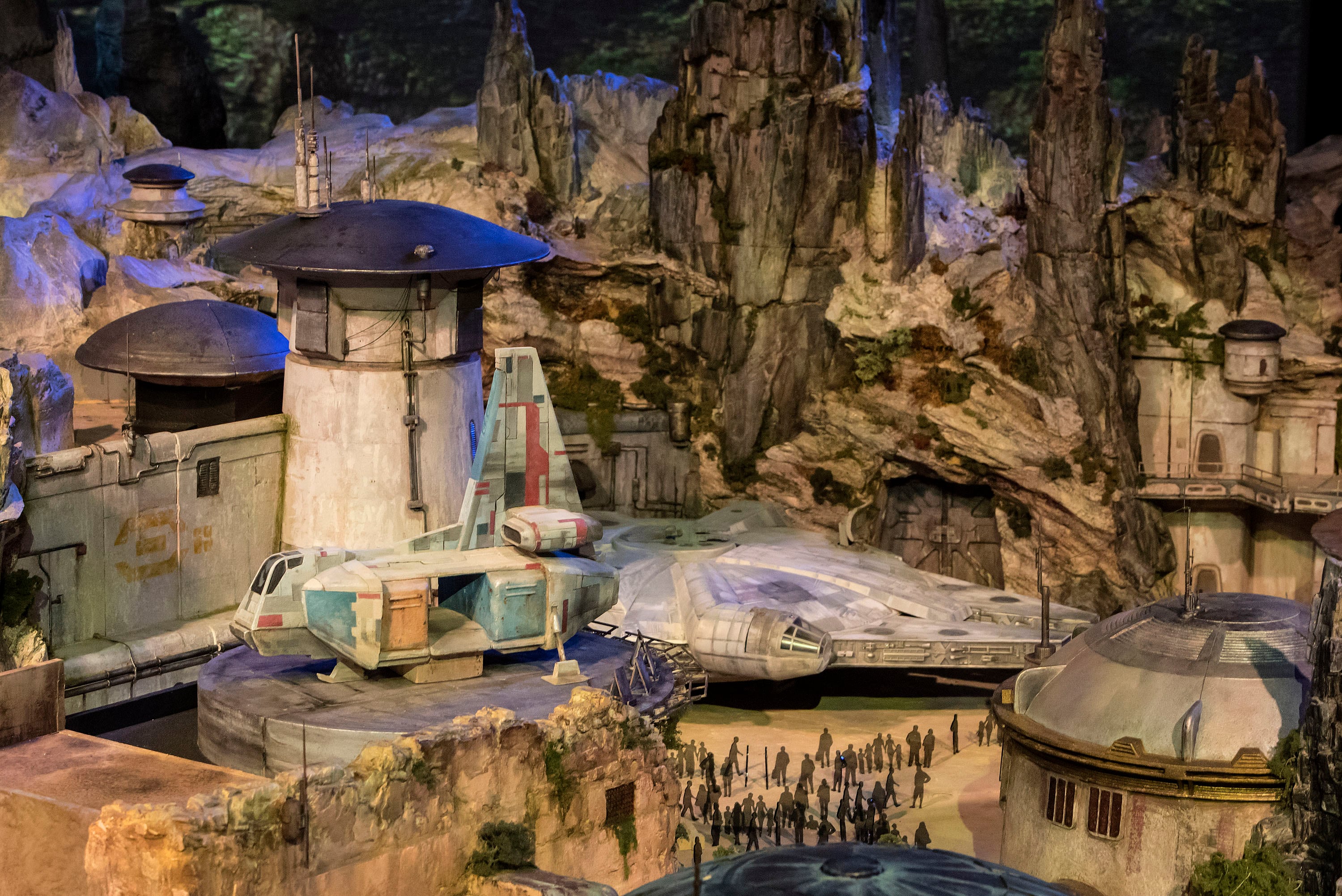 First Look: Sneak a Peek at Disney Park's Star Wars Land-Inspired Model