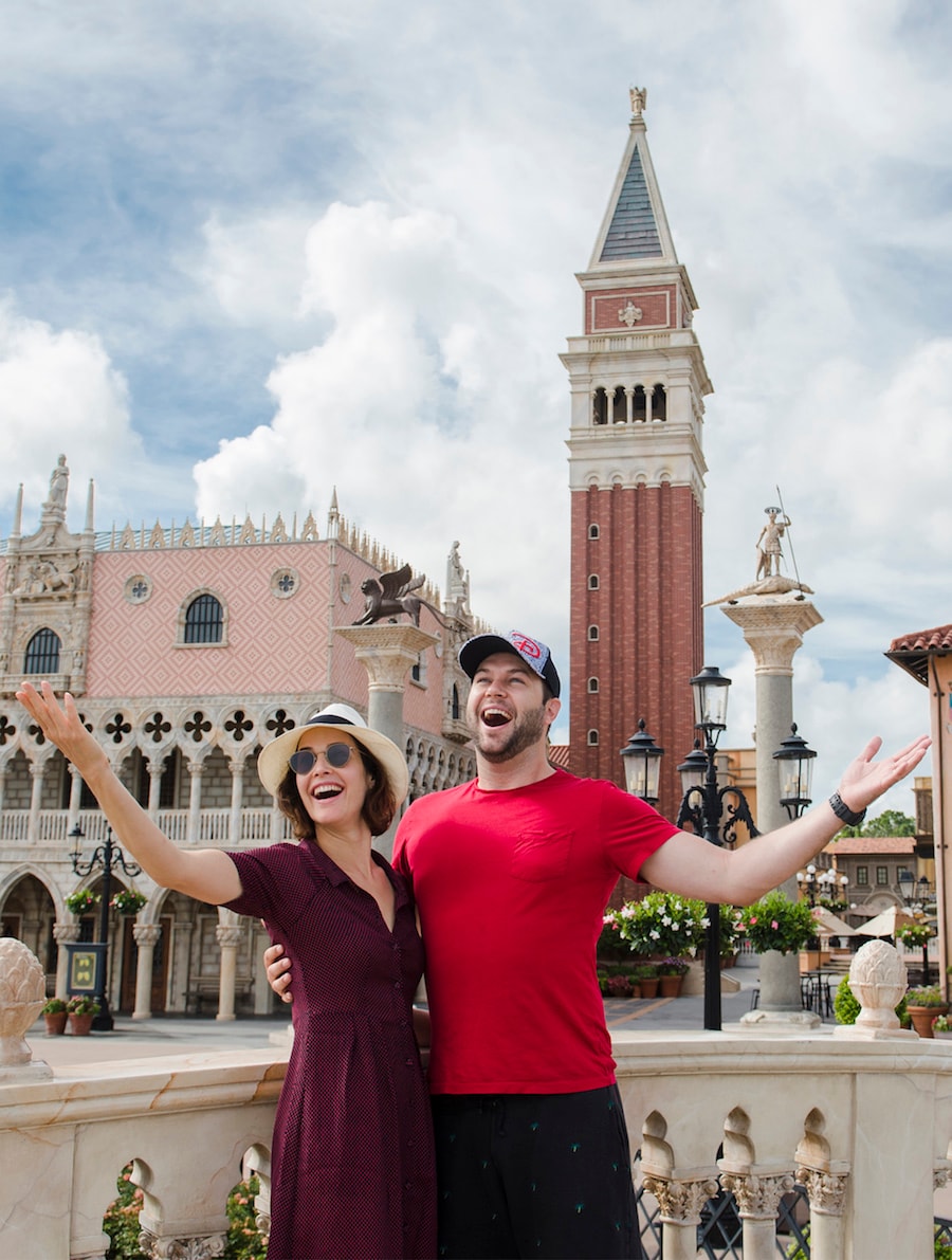 Actors Cobie Smulders and Taran Killam Visit Walt Disney World Resort!