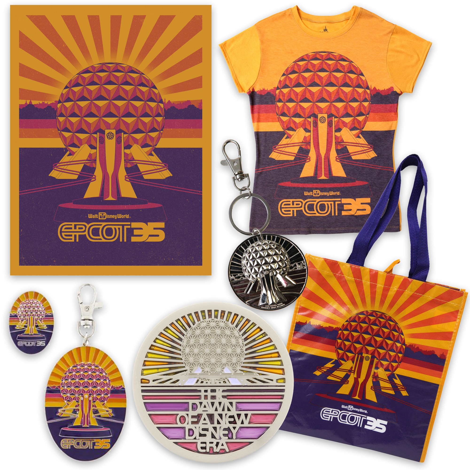 Merchandise for 35th Anniversary of Epcot