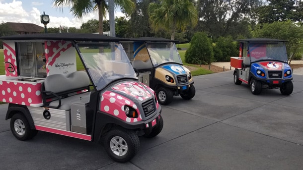 New Disney-Themed Refreshment Carts Serving Up Magic at Walt Disney World Resort Golf Courses