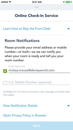 Online Check-In Now Available on My Disney Experience App, Allowing Guests to Start Walt Disney World Resort Vacation Right Away