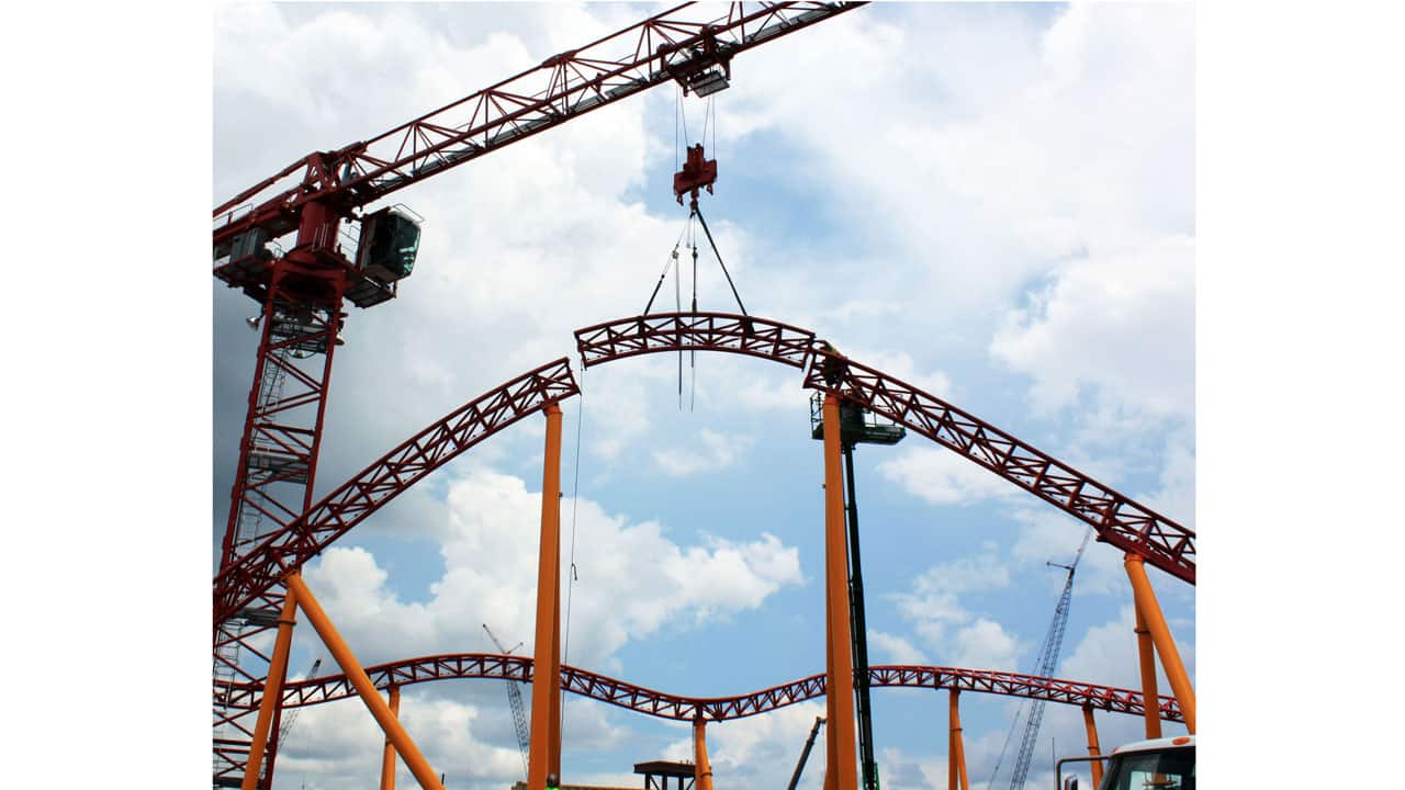 All in the Details: Slinky Dog Dash Track Completed in Toy Story Land ...