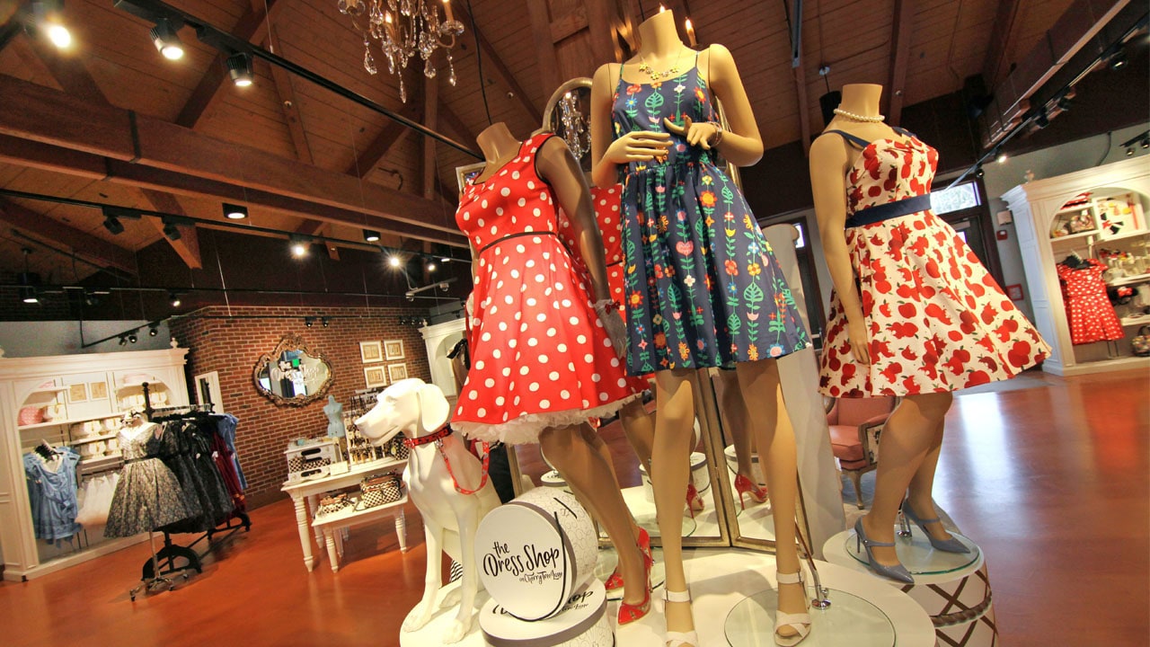The Dress Shop Returns To Cherry Tree Lane In Marketplace Co Op At Disney Springs On July 27 Disney Parks Blog