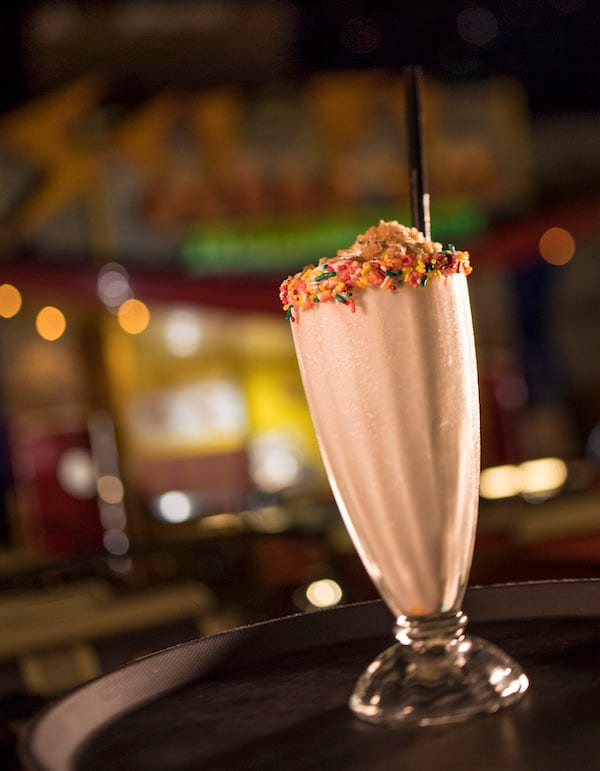 Birthday Cake Shake from the Sci-Fi Dine-In Theater Restaurant