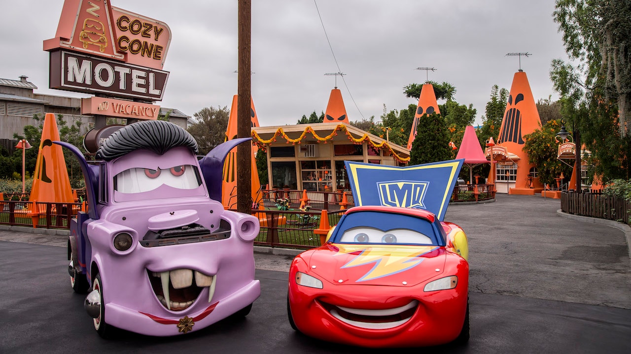 Cars Characters in Car stume for Haul O Ween During Halloween