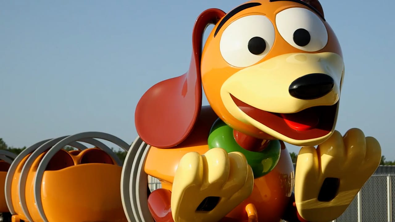 Disney Parks Toy Story Launching Slinky Dog Dash Toy Car Playset