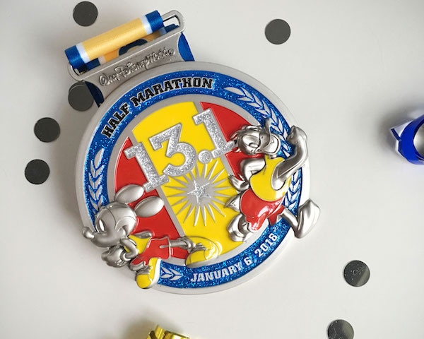 Walt Disney World Marathon Half Marathon Medal