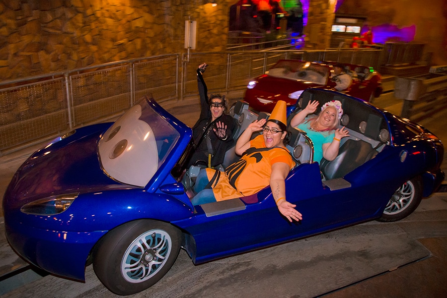 Readers Cruise Cars Land After Dark at Disney Parks Blog Haul-O-Ween Meet-Up in Disney California Adventure Park