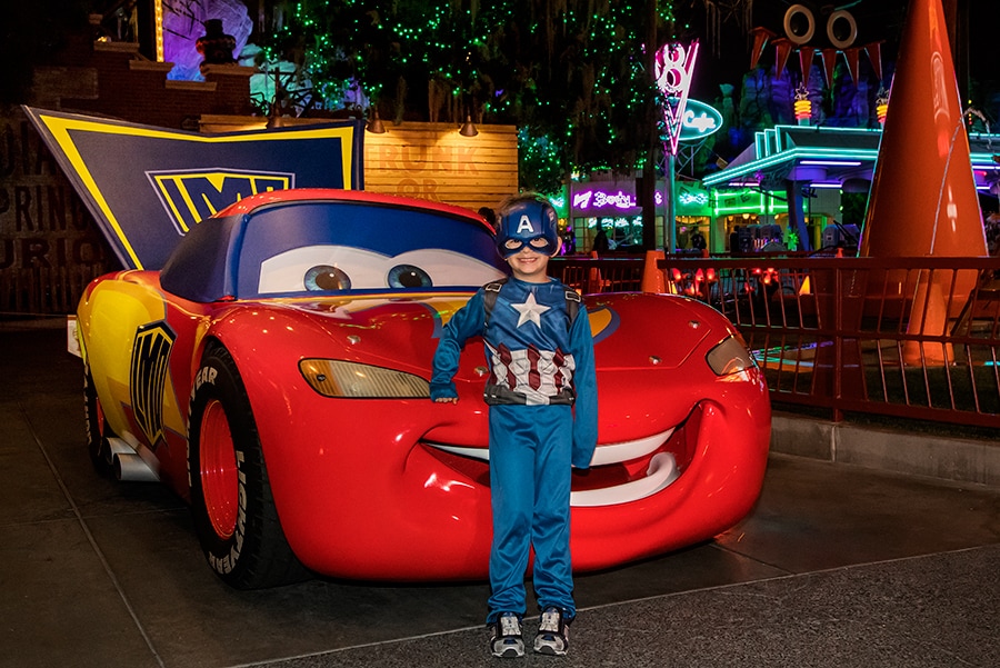 Readers Cruise Cars Land After Dark at Disney Parks Blog Haul-O-Ween Meet-Up in Disney California Adventure Park