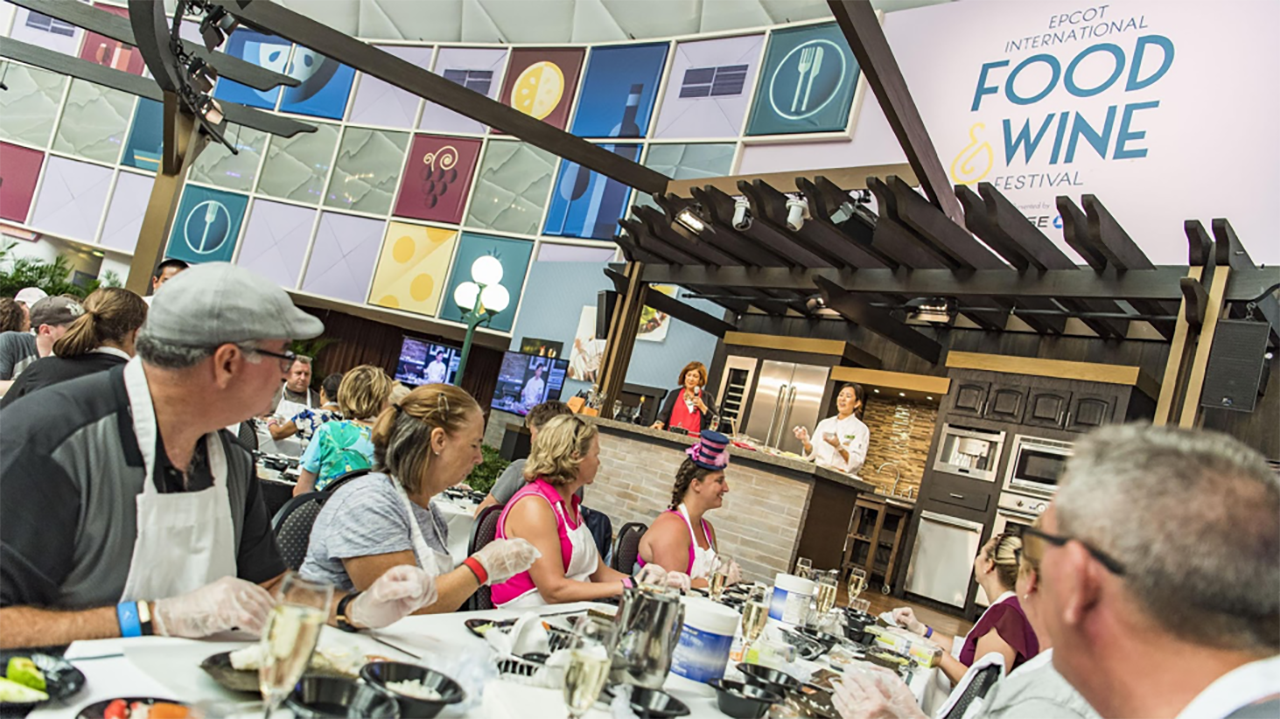 Epcot International Food and Wine Seminar at the Festival Center