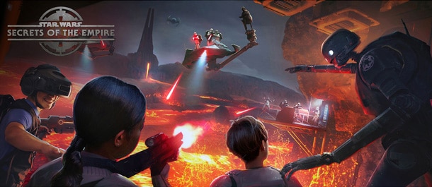 <em>Star Wars</em>: Secrets of the Empire” width=”610″ height=”265″ class=”aligncenter size-full wp-image-194391″ /></p>
<p>We also shared some exciting news for <em>Star Wars</em> fans! Tickets are available for a new hyper-reality experience, <em>Star Wars: Secrets of the Empire</em> by ILMxLAB and The VOID, an offering that will debut at <a href=