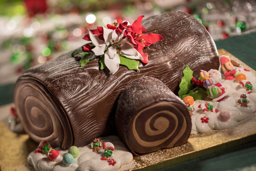Yule Log from Jingle Bell, Jingle BAM! Dessert Party for Flurry of Fun at Disney’s Hollywood Studios