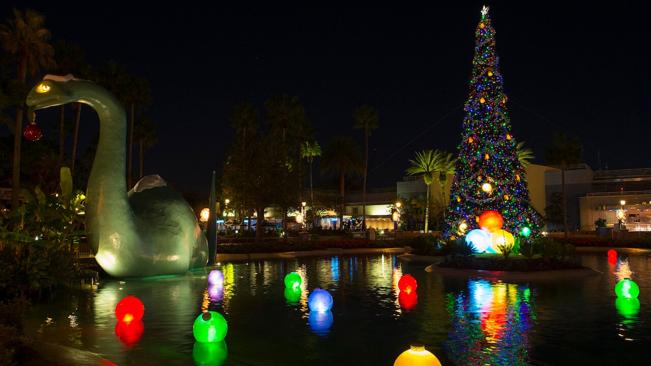 Echo Lake at Disney's Hollywood Studios Glows for the Season