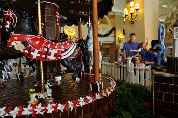 Gingerbread Carousel at Disney’s Yacht and Beach Club Resorts