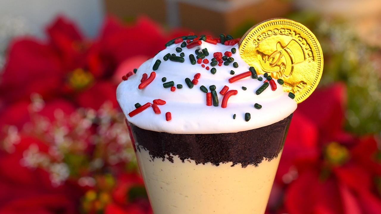 Scrooge McDuck Eggnog Custard at Mickey’s Very Merry Christmas Party