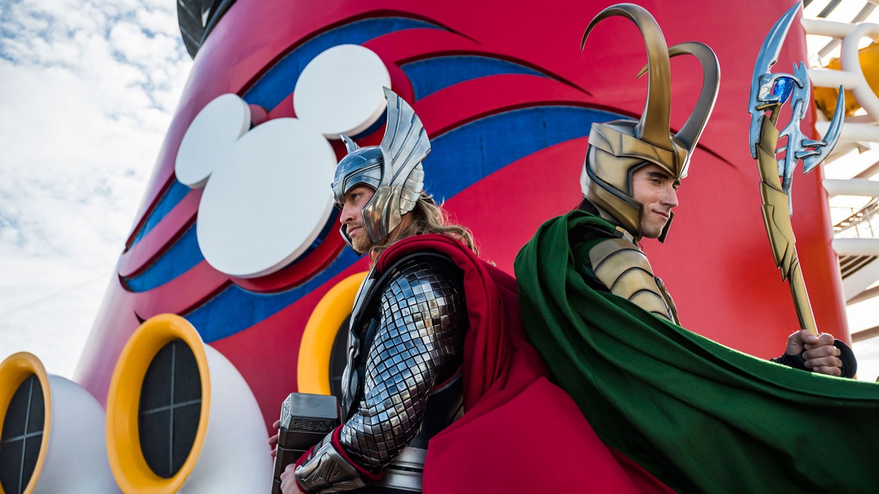 First Look: Loki Makes His Debut Alongside Thor at Marvel Day at Sea