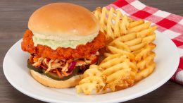 Buffalo Chicken Sandwich at Smokejumpers Grill in Disney California Adventure Park