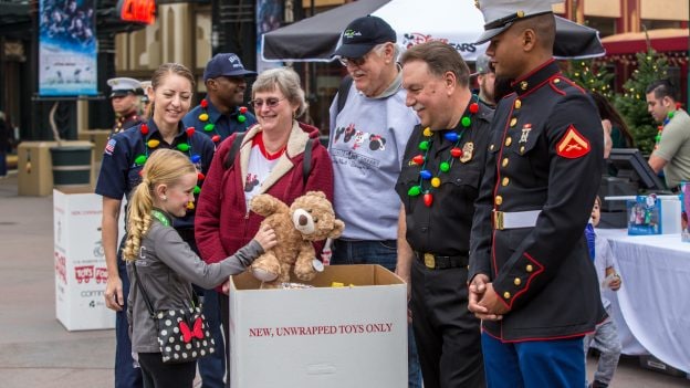 Toys for Tots at Downtown Disney District