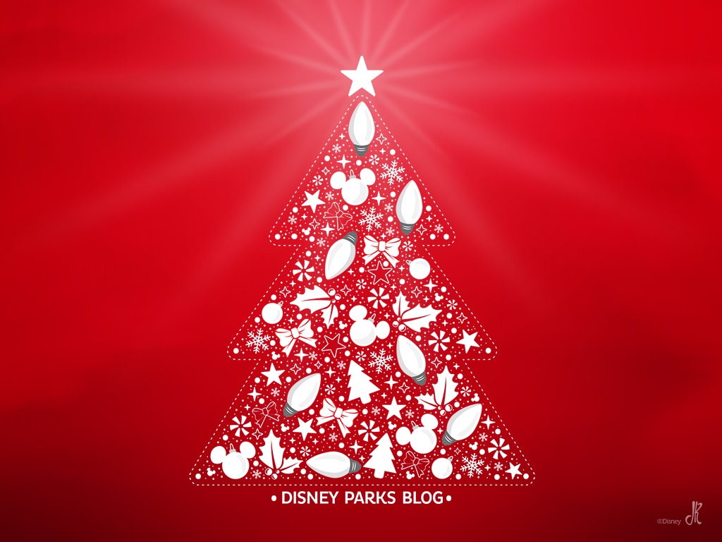 Disney Parks Blog Christmas Tree Holiday Wallpaper