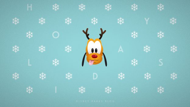 Christmas Pluto Poster