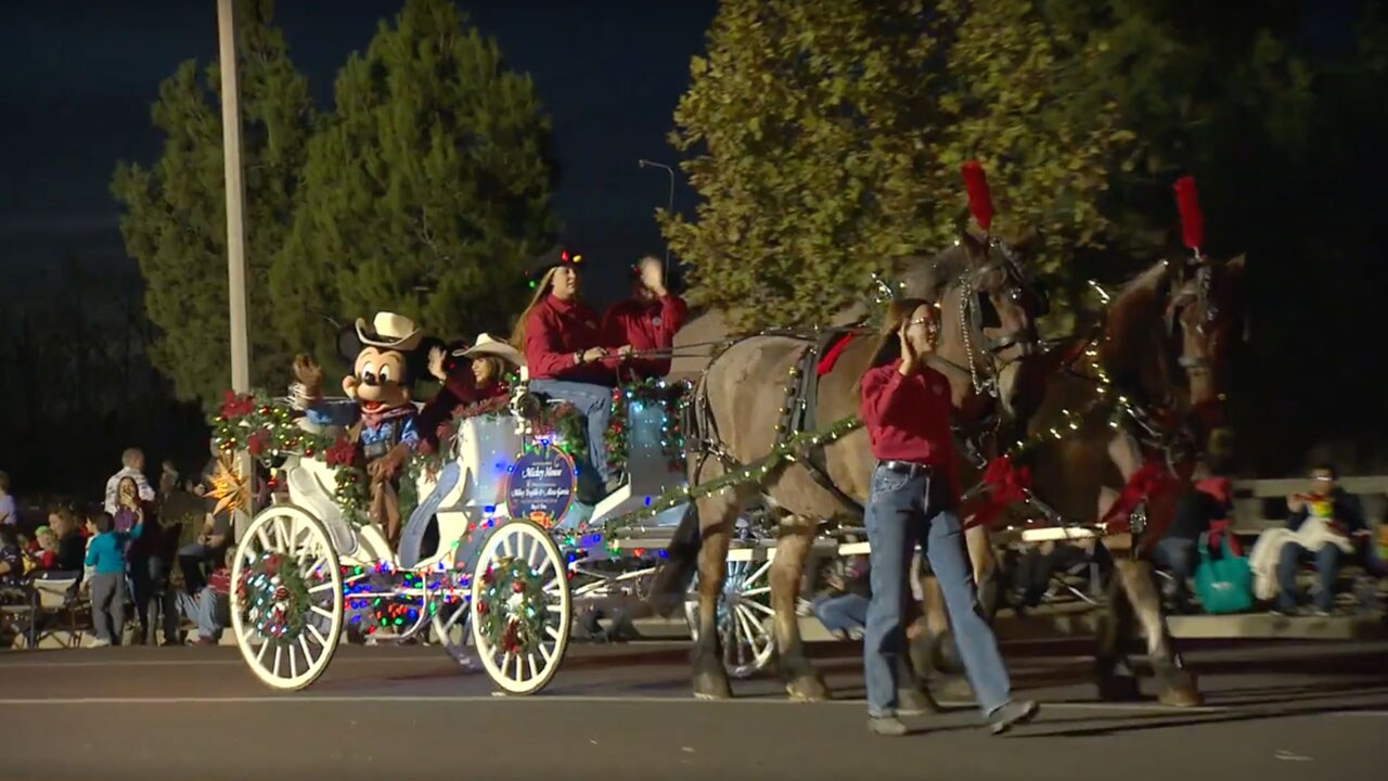 Disneyland Resort Horses Continue Norco Parade of Lights Tradition
