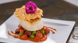 Scallop with Chorizo at Artist’s Table at Epcot International Festival of the Arts