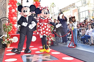 Minnie Mouse Receives A Star On The Hollywood Walk of Fame