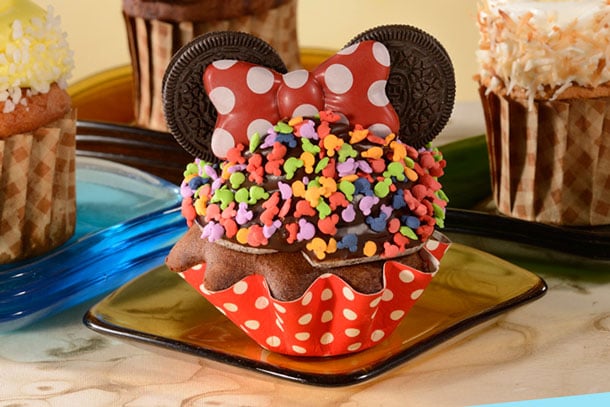 Minnie Mouse Cupcake from Gasparilla Island Grill at Disney’s Grand Floridian Resort & Spa
