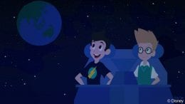 Lewis & Wilbur Robinson Visit Spaceship Earth