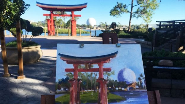 Sketches From The Park: Japan Pavilion at Epcot