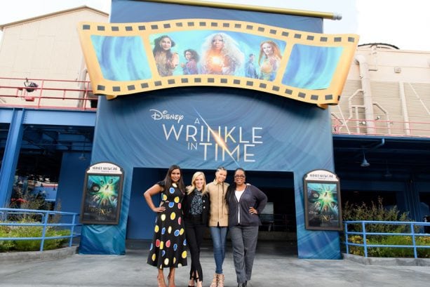 A Wrinkle in Time Cast at Disneyland