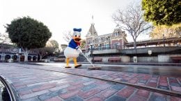 Donald Duck at Main Street USA Disneyland