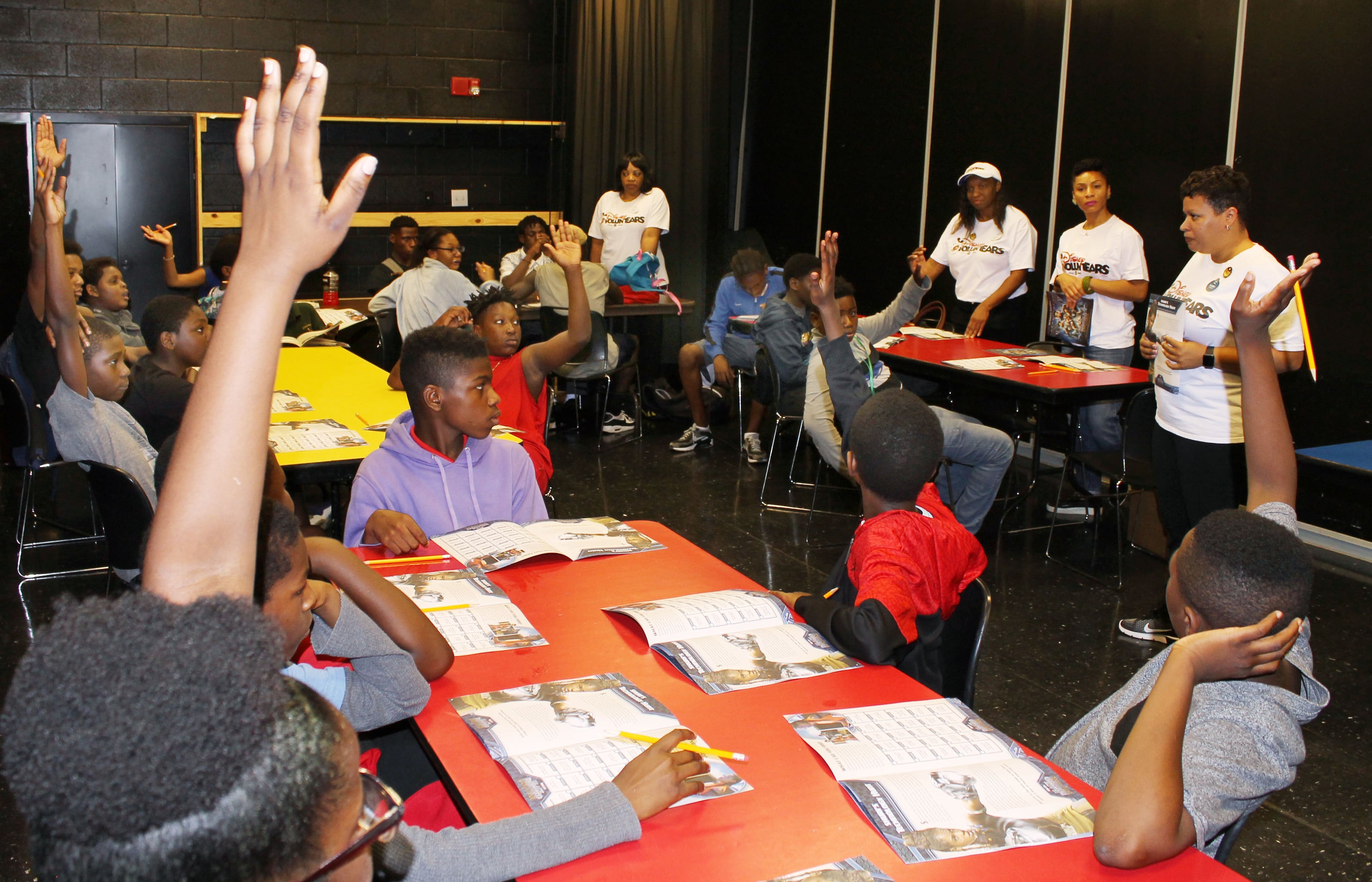 Boys & Girls Clubs of Central Florida Learn About Nature with Black Panther Activity Book and Walt Disney World Resort Cast Members