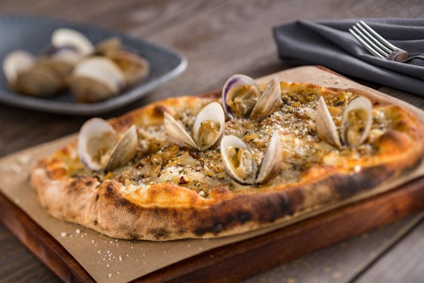 White Clam Hearth Oven Pie at Ale & Compass Restaurant at Disney’s Yacht Club Resort