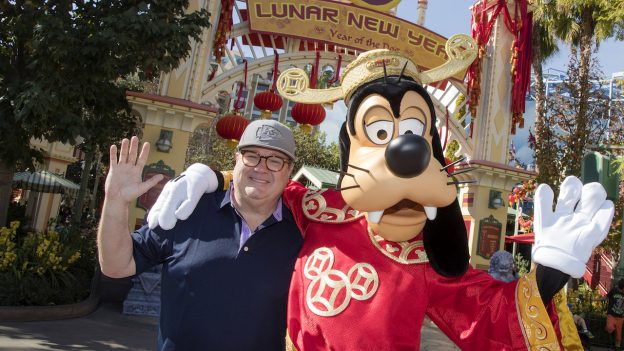 Actor Eric Stonestreet Celebrates Lunar New Year at Disney California Adventure Park