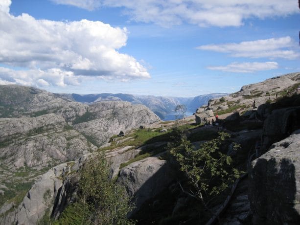 Pulpit Rock at Stavanger, Norway