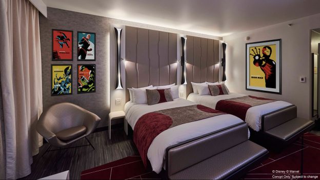 K Inside Disney S Hotel New York The Art Of Marvel Resort Room Disney S Hotel New York The Art Of Marvel Resort Room