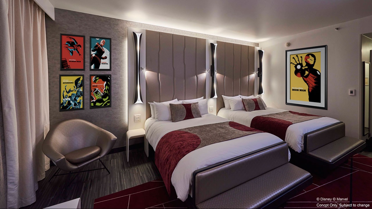 Disney’s Hotel New York – The Art of Marvel Resort Room