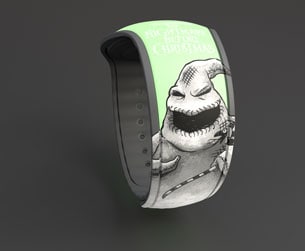 Oogie Boogie-themed black MagicBand