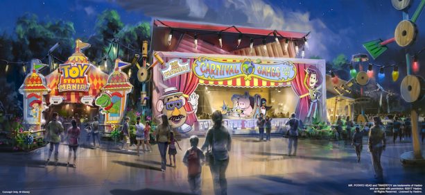 Rendering of Toy Story Land coming to Disney's Hollywood Studios