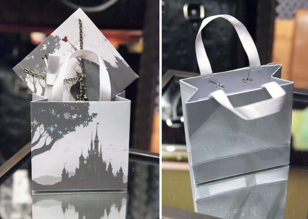 Castle Artwork on New Disney Parks Jewelry Miniature Gift Bags