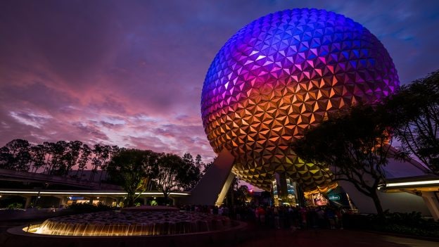 Details about   Orlando Florida Disney World Epcot Center Night View Spaceship Earth Unposted 