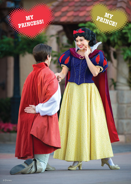 Valentine's Day Card - Snow White and the Prince