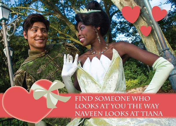 Valentine's Day Card - Tiana and Naveen