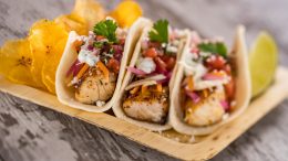 Caribbean Tacos at Spyglass Grill at Disney’s Caribbean Beach Resort