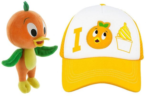 Orange Bird Hat Plush