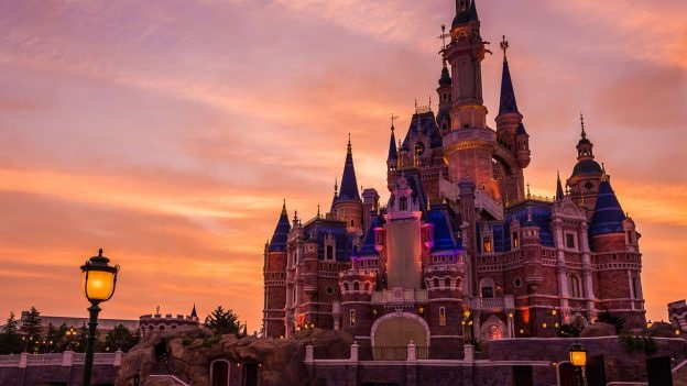 Disney Parks After Dark: Enchanted Storybook Castle at Shanghai ...