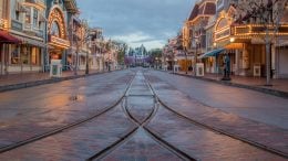 Main Street, U.S.A., at Disneyland Refurbished