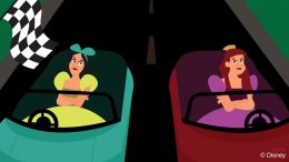 Wicked Stepsisters Anastasia & Drizella Visit Tomorrowland Speedway